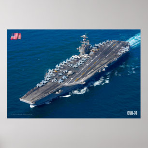 US AIRCRAFT CARRIER – CVN-74 POSTER