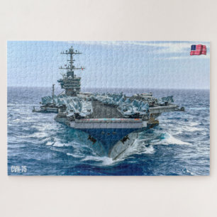 US AIRCRAFT CARRIER - CVN 75 (20x30 INCH) Jigsaw Puzzle