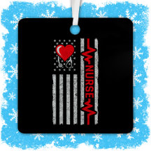 US American Flag Hero Life Nurse Appreciation