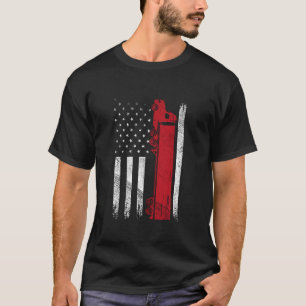 US American Flag Semi Truck Driver Patriotic Funny T-Shirt