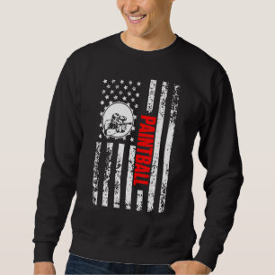 US American Flag Team Shooting Sports Patriotic Pa Sweatshirt