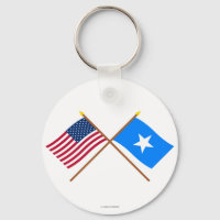 US and Somalia Crossed Flags