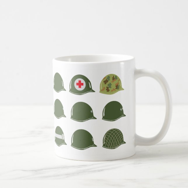 US Army Helmets M1 Coffee Mug (Right)