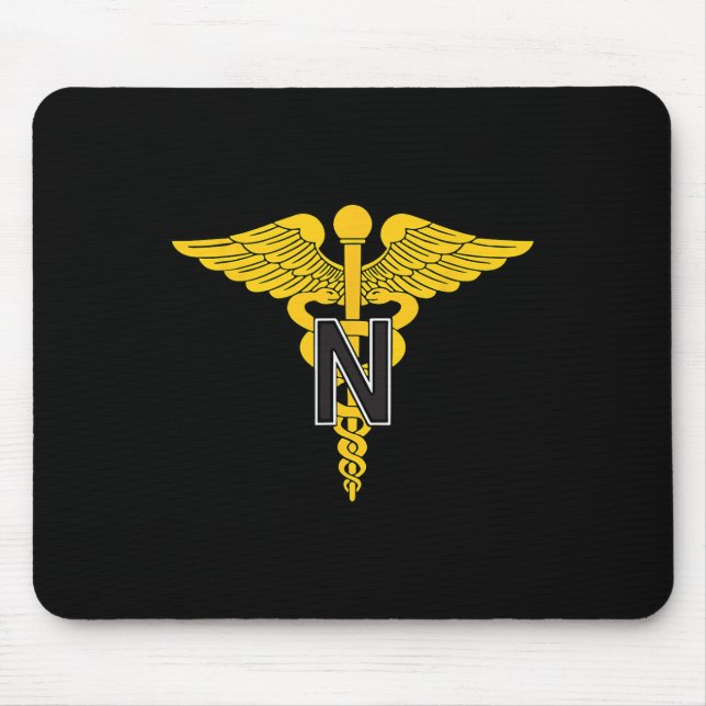Us Army Nurse Corps  Mouse Pad (Front)