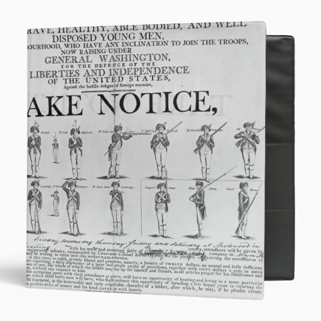 US Army Recruiting Showing Various Positions Binder (Front/Inside)