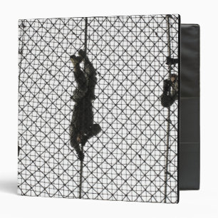 US Army recruits completing an obstacle Binder