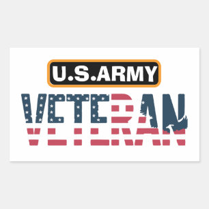 US Army Veteran Sticker   Military Pride Decal