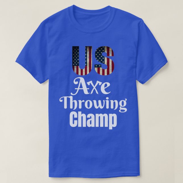US Axe Throwing Champ T-Shirt (Design Front)