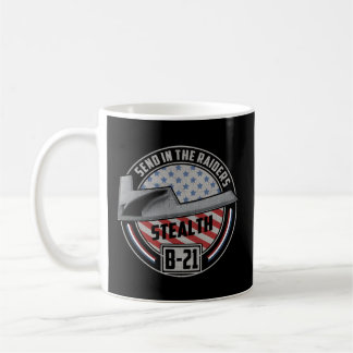 Us B-21 Raider Stealth Bomber Military Aircraft Coffee Mug