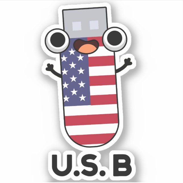 US B Funny United States Pun  (Front)