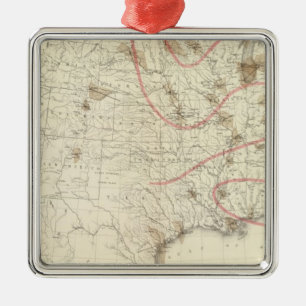 US Barometer Metal Ornament