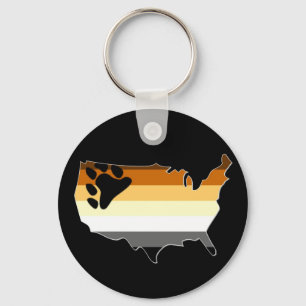 US Bear Pride Keychain