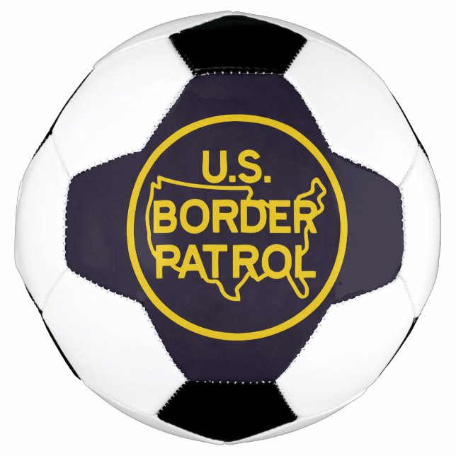 US Border Patrol Seal Soccer Ball (Front)