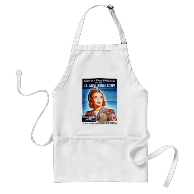 Us Cadet Nurse Corps Standard Apron (Front)