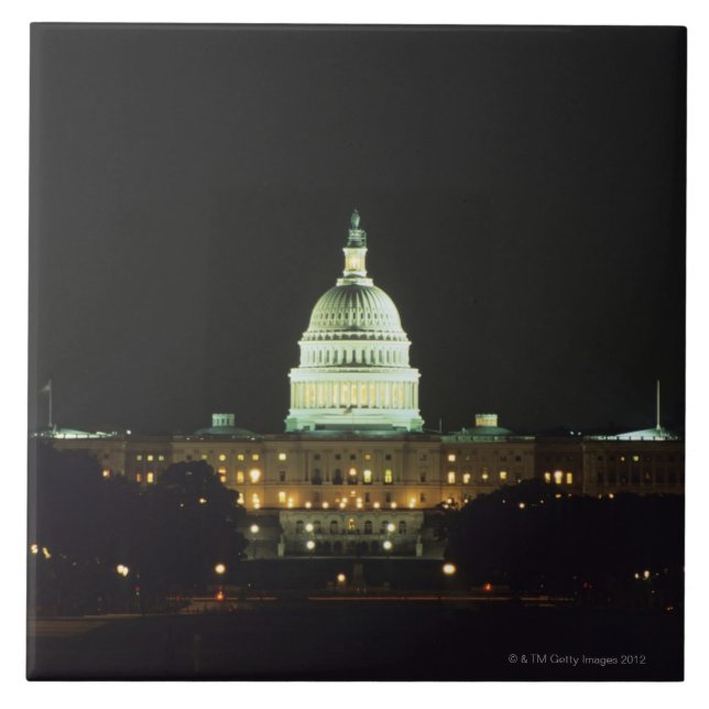 US Capitol Building, United States Congress, Tile (Front)