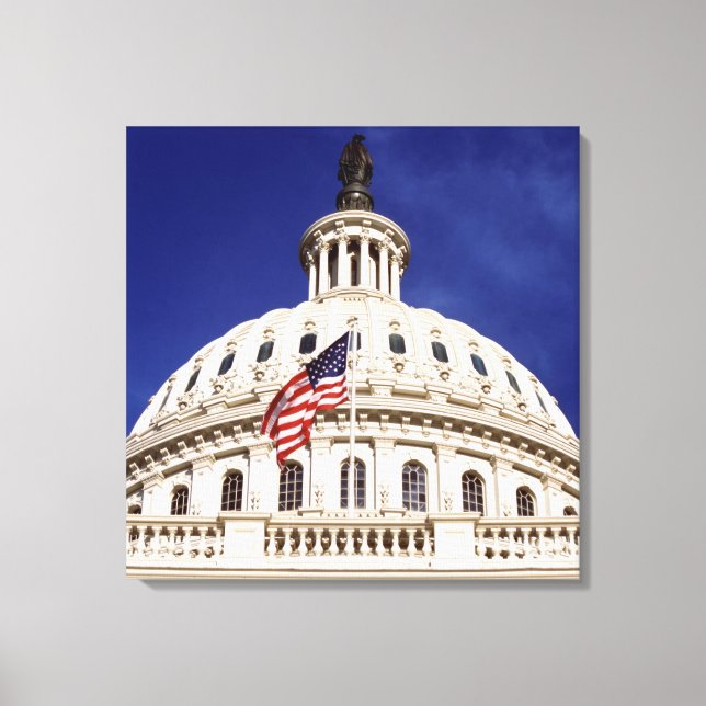 US capitol building, Washington DC Canvas Print (Front)