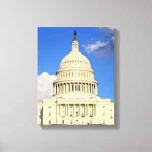 US Capitol Building, Washington DC, USA Canvas Print