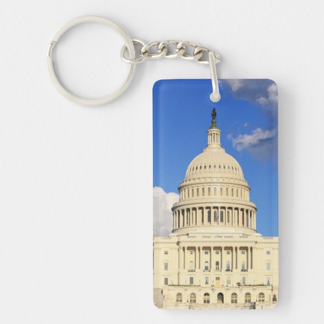 US Capitol Building, Washington DC, USA Keychain (Front)