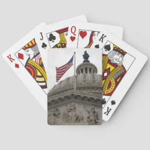 US Capitol Building with American Flag - East Playing Cards