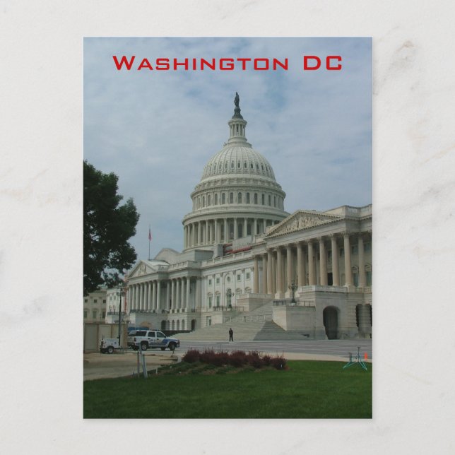 US Capitol Postcard (Front)