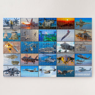 US CARRIER AIRCRAFT “MONTAGE” JIGSAW PUZZLE