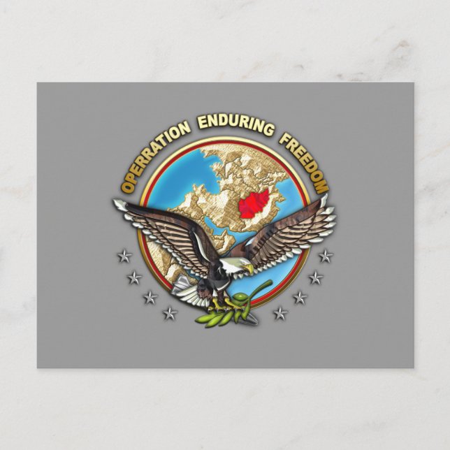 US Central Command – OEF-A Postcard (Front)