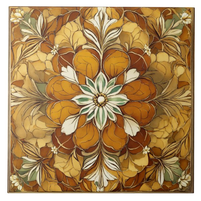 Us ceramic tile colourful  (Front)