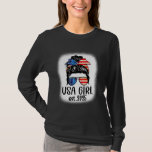 Us Citizen Est 2025 New Citizenship American USA G T-Shirt<br><div class="desc">Us Citizen Est 2025 New Citizenship American USA Girl 2025</div>