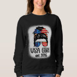 Us Citizen Est 2026 New Citizenship American USA G Sweatshirt<br><div class="desc">Us Citizen Est 2026 New Citizenship American USA Girl 2026</div>