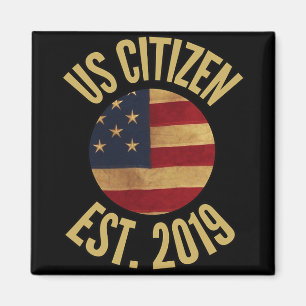 Us Citizenship 2019 Gif American Flag Usa  Magnet