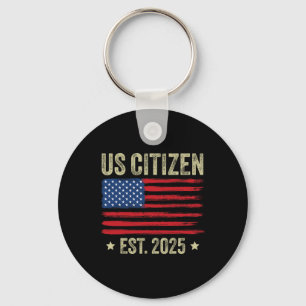 Us Citizenship Decoration American New Usa Citizen Keychain