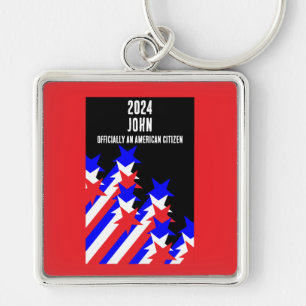 US Citizenship Granted Keychain