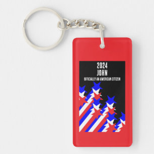US Citizenship Granted Keychain