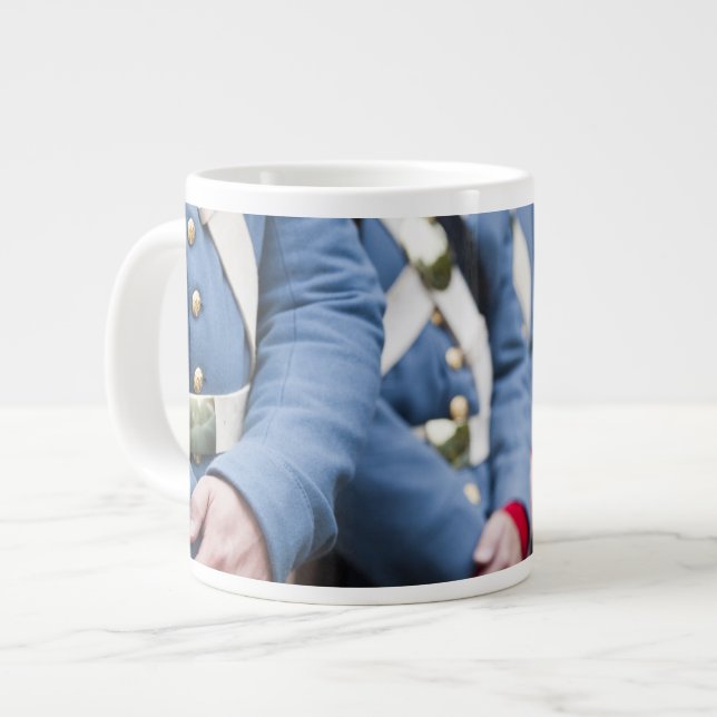 US Civil War-era Marines, military Large Coffee Mug (Front Left)