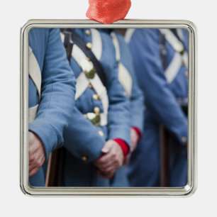 US Civil War-era Marines, military Metal Ornament