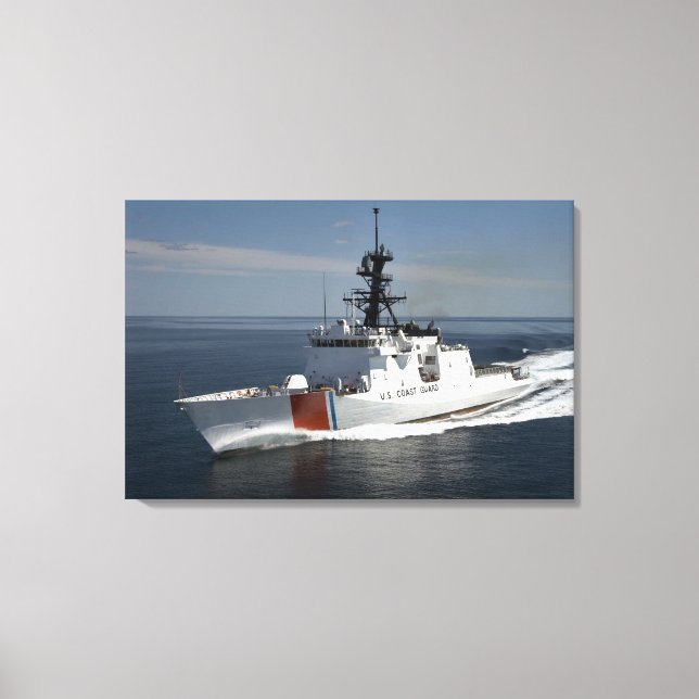 US Coast Guard Cutter Waesche 3 Canvas Print (Front)