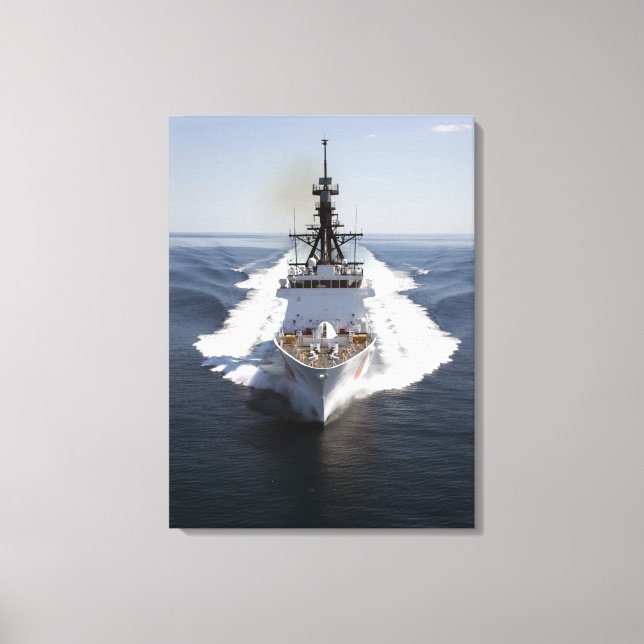 US Coast Guard Cutter Waesche Canvas Print (Front)