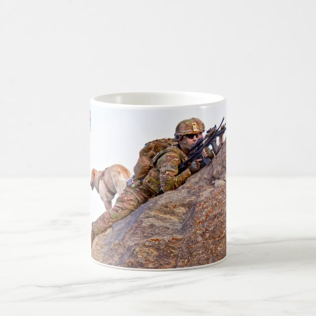 US COMBAT PERSONNEL COFFEE MUG (Center)