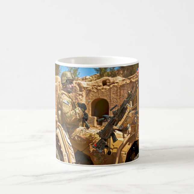 US COMBAT PERSONNEL COFFEE MUG (Center)