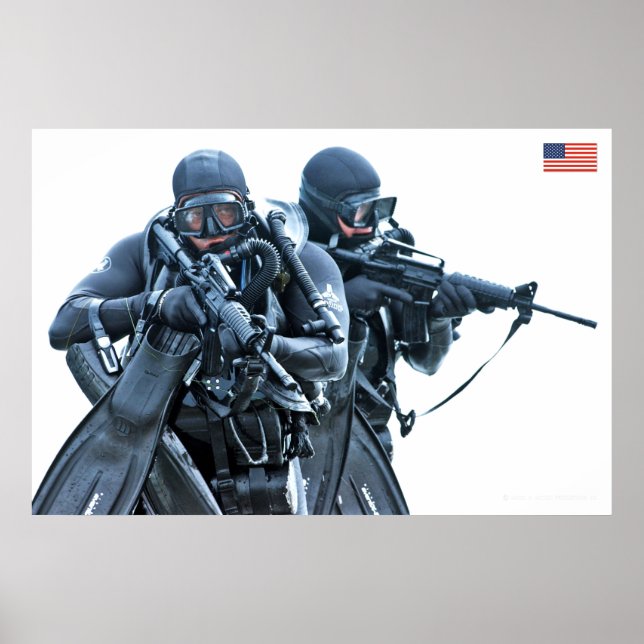 US COMBAT PERSONNEL POSTER (Front)