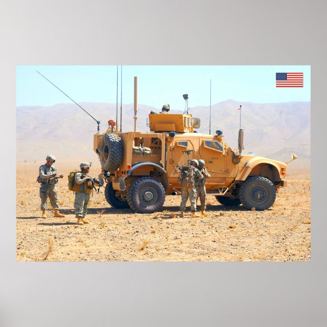 US COMBAT PERSONNEL POSTER (Front)