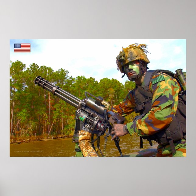 US COMBAT PERSONNEL POSTER (Front)