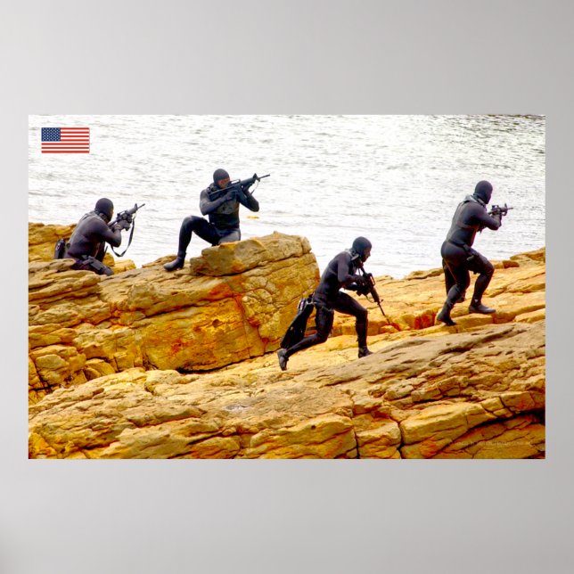 US COMBAT PERSONNEL POSTER (Front)