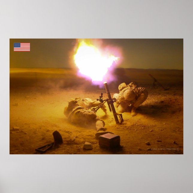 US COMBAT PERSONNEL POSTER (Front)