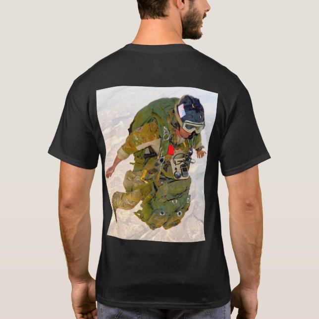 US COMBAT SQUAD - US Paratrooper T-Shirt (Back)