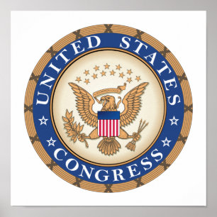 US Congress Seal Poster