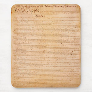 US CONSTITUTION American History Mousepad