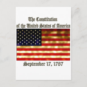 US Constitution Postcard