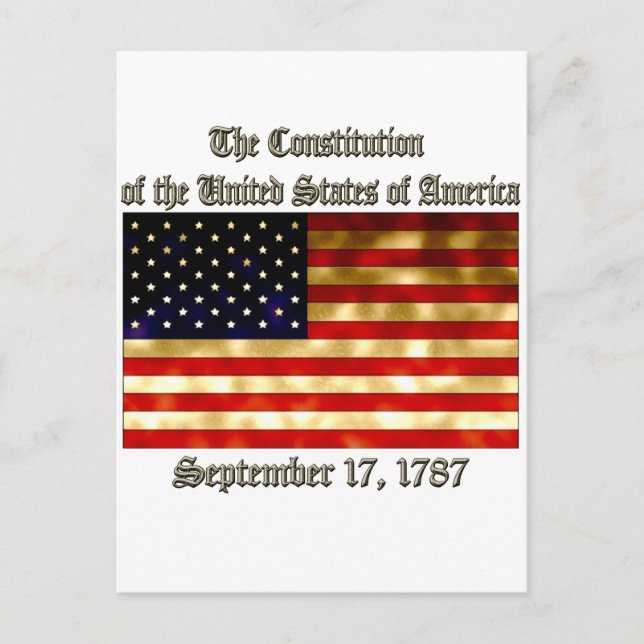 US Constitution Postcard (Front)