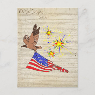 US Constitution Postcard